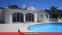 Maison avec des vues sur mer à Calpe