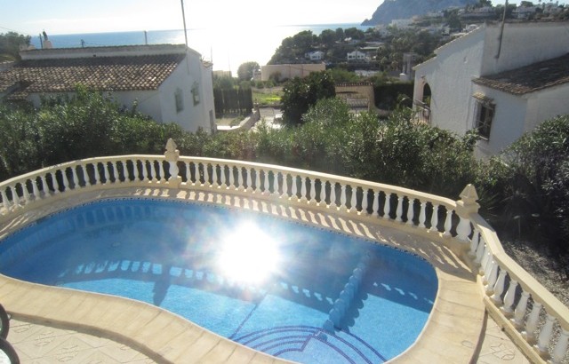 House with seaview 300m from the beach in Benissa