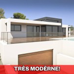 One floor modern-style villa in Pedreguer