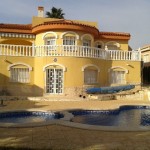 Villa Hermosa con vistas al mar y piscina a Quesada