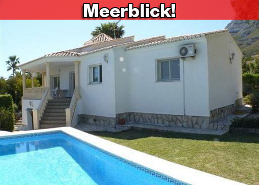 Modern villa with sea view in Denia
