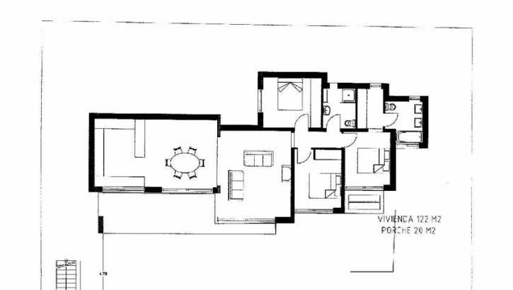 Moderner Neubau in Südlage in Pedreguer