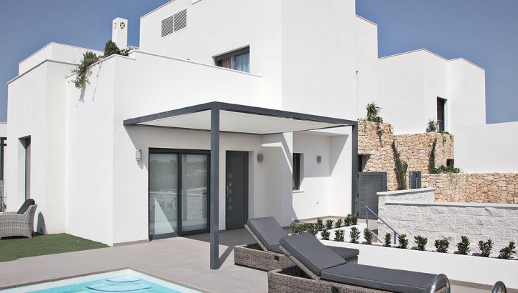 Freistehendes „Ibiza Stil“ Haus in Rojales