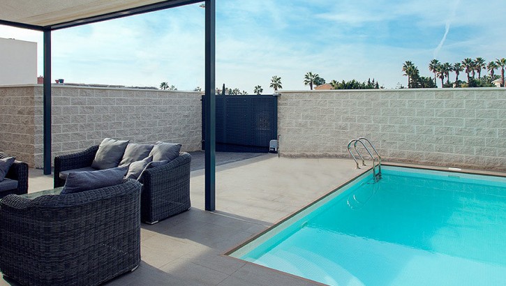 Freistehendes “Ibiza Stil” Haus in Rojales