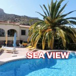 Charming villa with sea view in Calpe