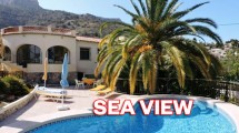 Individuelle Villa mit Meerblick und Pool in Calpe