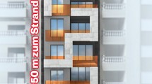 New built apartments 50 m to the beach