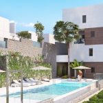 Apartments overlocking the golf course in Orihuela Costa