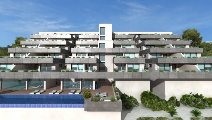 Luxury apartments with views in Benitachell