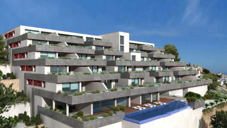 Luxury apartments with views in Benitachell