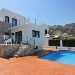 Beautiful new villas with sea views in Polop