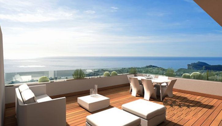 Luxury apartments with views in Benitachell