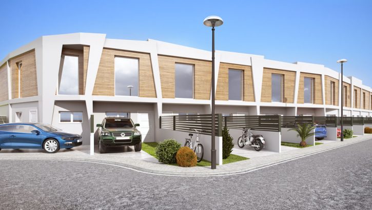 Modern townhouses in Santa Pola 100 m from the sea