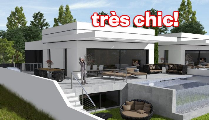 Villas très modèrnes avec piscine à Polop