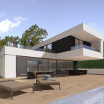 Elegant new construction villas with pool in Polop