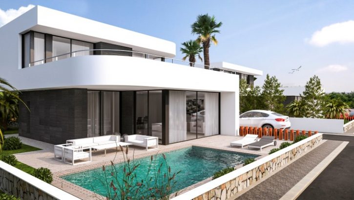 Neubauvillen in Stadt- und Strandnähe (Denia)
