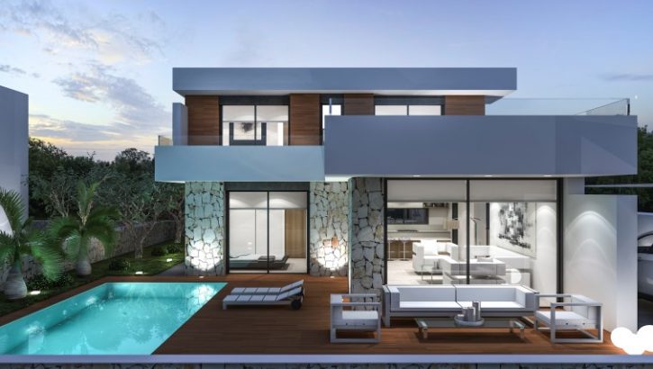 Nouvelles villas à Denia près du mer