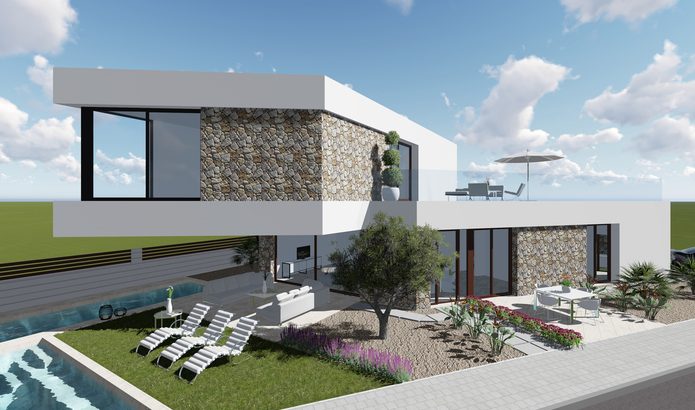 Nouvelles villas très modèrnes à Benijofar