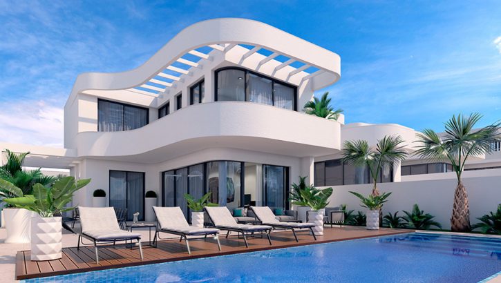 Freistehende Häuser mit eigenem Pool in La Marina