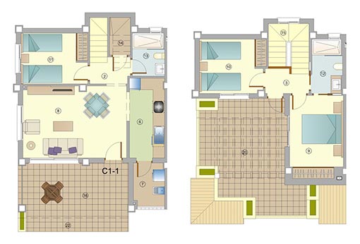 Maisons mitoyennes à proximités d’Alicante