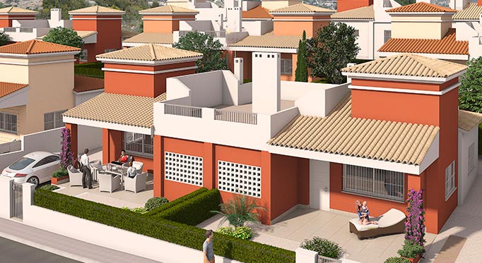 Chalets adosados a un paso de Alicante