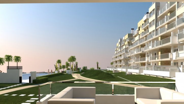 Apartments near the beach in Mil Palmeras