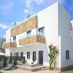 Huge semidetached villas with sea view in Polop