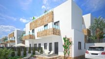 Huge semidetached villas with sea view in Polop