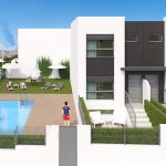 Nouvelles maisons mitoyennes modèrnes à Murcia