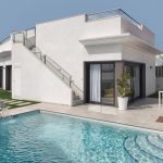 Detached villas located near the golf court in Murcia