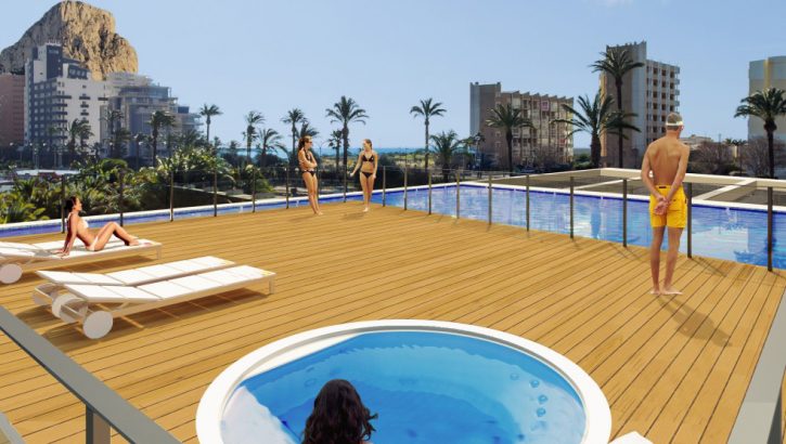 Apartamentos con vistas al mar en Calpe