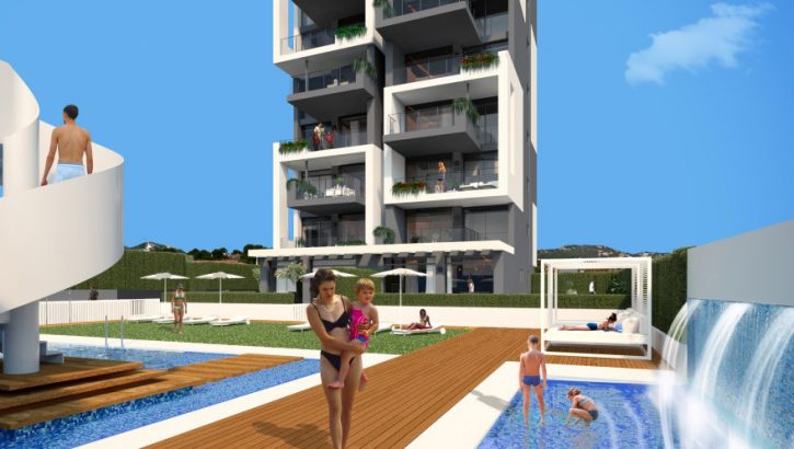 Apartamentos con vistas al mar en Calpe
