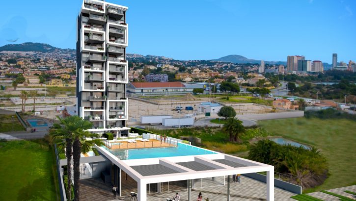 Apartamentos con vistas al mar en Calpe