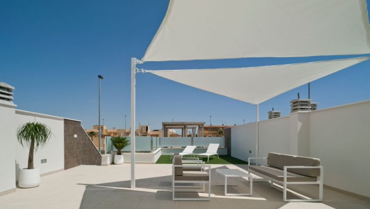 Townhouses with pool in San Pedro del Pinatar