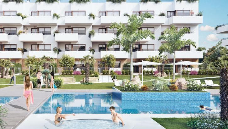 Modern apartments near the beach in Campoamor