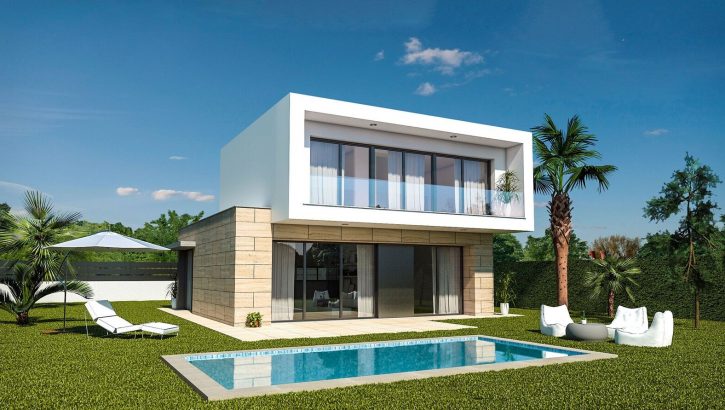 Des villas nouvelles au bord du golf à San Javier