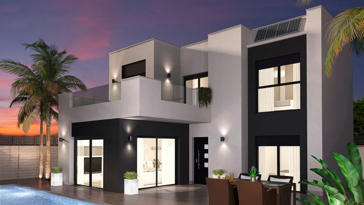 Amazing new construction villas with pool in Quesada