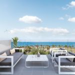 Villas near the beach with sea view in Mil Palmeras