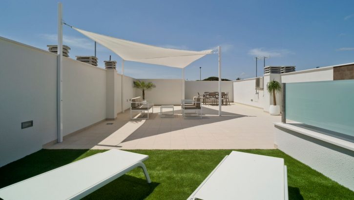 Townhouses with pool in San Pedro del Pinatar