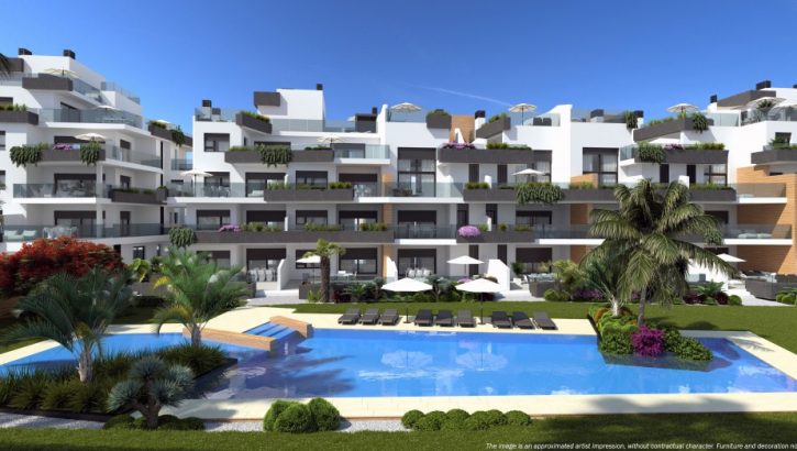 Lovely apartments in Los Dolses, Villamartin