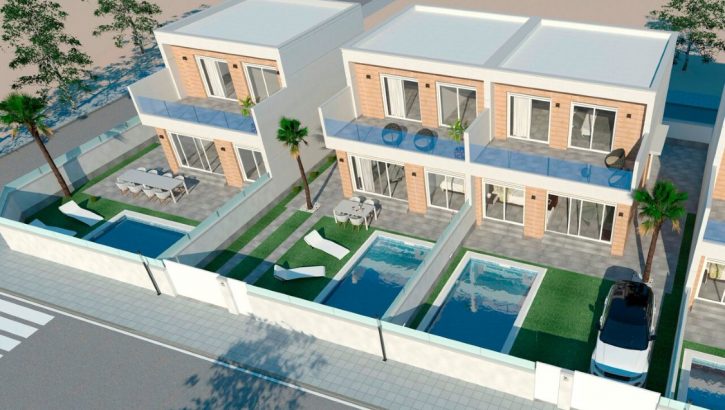 Villas cerca del mar en Pilar de la Horadada