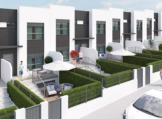 New modern townhouses in Murcia