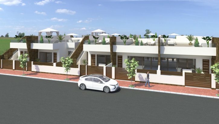 Townhouses with pool in San Pedro del Pinatar