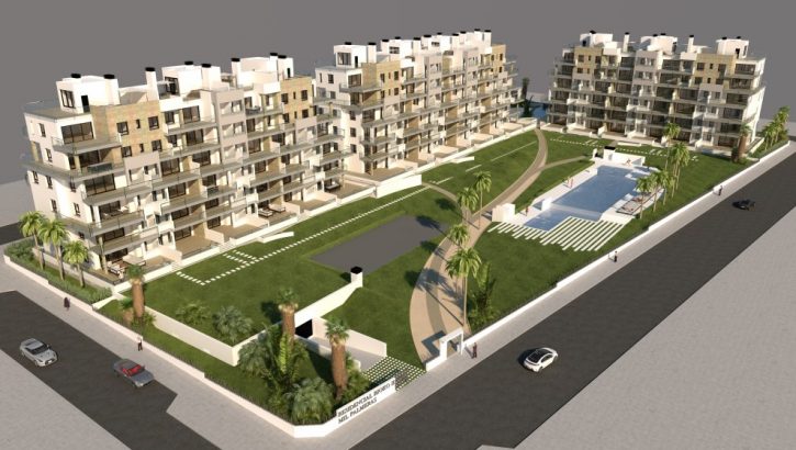 Des appartements près du mer à Mil Palmeras