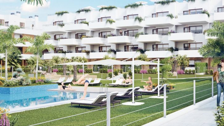 Modern apartments near the beach in Campoamor