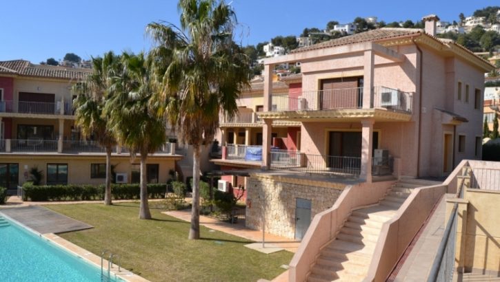 Apartments in Moraira next to golf court