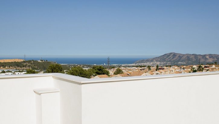Modern apartments with sea view in Polop Costa Blanca