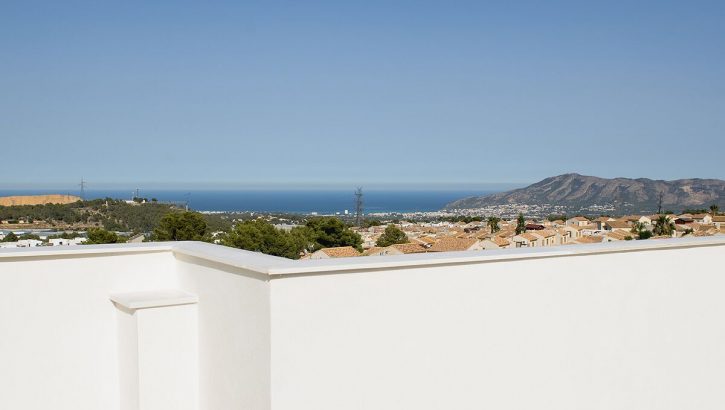 Neubauwohnungen mit Meerblick in Polop Costa Blanca