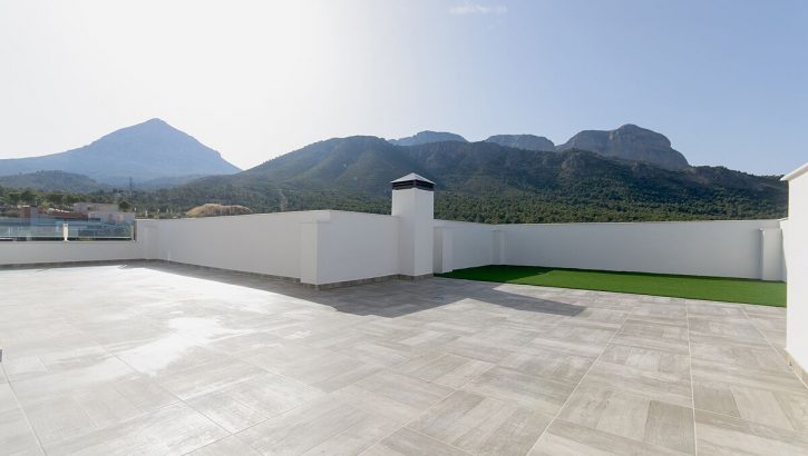 Neubauwohnungen mit Meerblick in Polop Costa Blanca