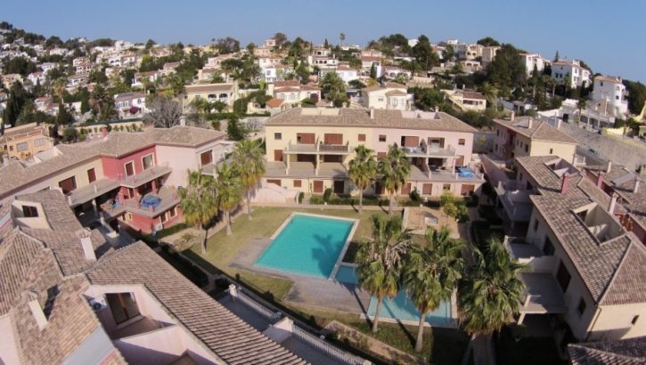 Apartments in Moraira next to golf court